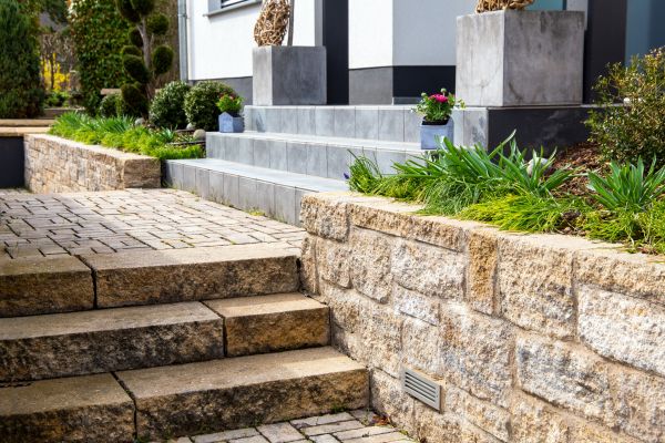 Stone Step Replacement in Decatur