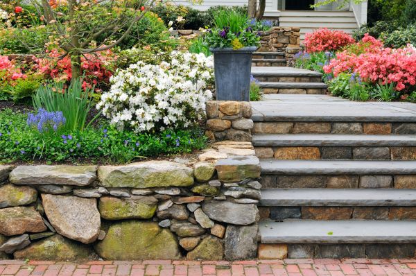 Stone Stairs Repair in Decatur
