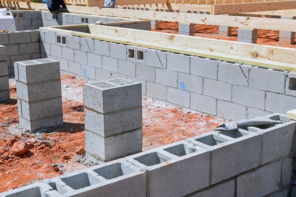 Cement Block Installation in Decatur
