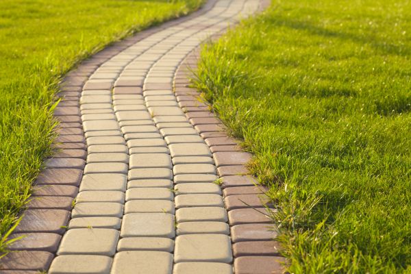 Sidewalk Brick Repair in Decatur