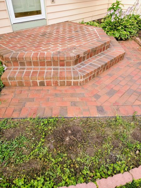 Brick Stoop Repair in Decatur