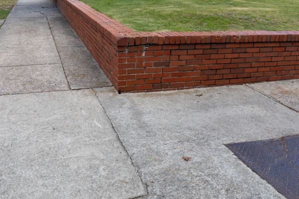 Brick Retaining Wall Repair in Decatur